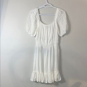EUC 1. State White Dress with Eyelet Design #341
